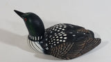 1970s Heritage Decoys Common Loon Miniature Bird Sculpture J.B. Garton