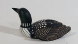 1970s Heritage Decoys Common Loon Miniature Bird Sculpture J.B. Garton