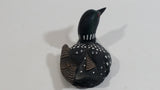 1970s Heritage Decoys Common Loon Miniature Bird Sculpture J.B. Garton