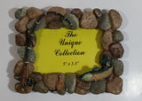 The Unique Collection River Rock Fishing Fish Themed 3 1/2" x 5" Resin Picture Photo Frame