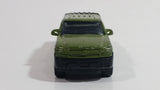 2009 Matchbox Croc Zoo Chevy Avalanche Truck Olive Green MB86 Die Cast Toy Car Vehicle