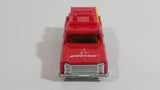 RealToy Boeing Aerospace Red Fire Pickup Truck with Yellow Ladders Die Cast Toy Car Vehicle