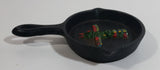 Colorful Totem Pole 3" Diameter Miniature Cast Iron Frying Pan Aboriginal Art Collectible