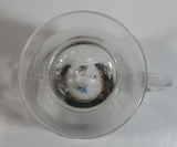 Disney Mickey Mouse and Minnie Mouse 5" Tall Clear Pedestal Glass Cup with Handle