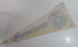 Vintage Edmonton Oilers NHL Ice Hockey Team Full Size Felt Pennant GUC 29 1/2" Long
