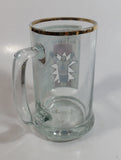 Vintage Style 1981 Edmonton Journal Newspaper "Kid is King!" Wayne Gretzky NHL Ice Hockey Player Gold Rimmed Glass Beer Mug