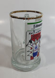 Vintage Style 1981 Edmonton Journal Newspaper "Kid is King!" Wayne Gretzky NHL Ice Hockey Player Gold Rimmed Glass Beer Mug