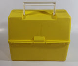 Disney Mickey Mouse Minnie Mouse Donald Duck Cartoon Characters Stars and Moon Themed Thermos Brand Yellow Lunch Box