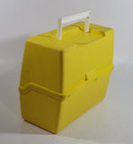 Disney Mickey Mouse Minnie Mouse Donald Duck Cartoon Characters Stars and Moon Themed Thermos Brand Yellow Lunch Box