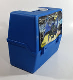1992 DC Comics Batman Superhero Character Themed Thermos Brand Blue Lunch Box