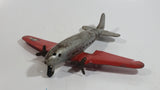 Vintage 1950s Wyandotte Twin Propeller Airforce Military Pressed Steel Toy Airplane 9 1/2" Wing Span