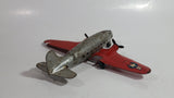 Vintage 1950s Wyandotte Twin Propeller Airforce Military Pressed Steel Toy Airplane 9 1/2" Wing Span