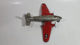 Vintage 1950s Wyandotte Twin Propeller Airforce Military Pressed Steel Toy Airplane 9 1/2" Wing Span