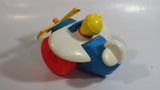 1980 Fisher Price Toys 171 Airplane Pilot Pull Toy With Rotating Propeller When It Moves Made in U.S.A.