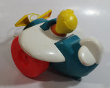 1980 Fisher Price Toys 171 Airplane Pilot Pull Toy With Rotating Propeller When It Moves Made in U.S.A.