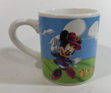 Gibson Disney Mickey Mouse Farmer with Farm Scenes Ceramic Coffee Mug Cup