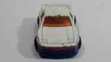 Vintage Majorette Pontiac Fiero White No. 206 Die Cast Toy Car Vehicle 1/55 Scale Made in France