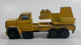 Vintage 1980s Majorette Movers Crane Truck Yellow #283 1/100 Die Cast Metal Toy Construction Equipment Vehicle