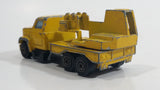 Vintage 1980s Majorette Movers Crane Truck Yellow #283 1/100 Die Cast Metal Toy Construction Equipment Vehicle
