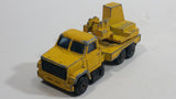 Vintage 1980s Majorette Movers Crane Truck Yellow #283 1/100 Die Cast Metal Toy Construction Equipment Vehicle