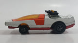 Vintage 1972 Lesney Matchbox Speed Kings Bandeloro White and Orange Die Cast Toy Car Vehicle with Lifting Canopy