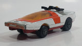 Vintage 1972 Lesney Matchbox Speed Kings Bandeloro White and Orange Die Cast Toy Car Vehicle with Lifting Canopy
