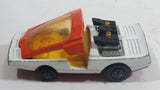 Vintage 1972 Lesney Matchbox Speed Kings Bandeloro White and Orange Die Cast Toy Car Vehicle with Lifting Canopy