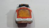 Vintage 1972 Lesney Matchbox Speed Kings Bandeloro White and Orange Die Cast Toy Car Vehicle with Lifting Canopy