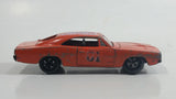 Vintage 1981 Warner Bro. ERTL Dukes of Hazzard General Lee Orange Die Cast Toy Muscle Car Vehicle TV Show Collectible