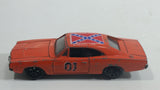 Vintage 1981 Warner Bro. ERTL Dukes of Hazzard General Lee Orange Die Cast Toy Muscle Car Vehicle TV Show Collectible