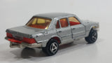 Vintage Majorette Mercedes-Benz 450 SE Silver Grey Die Cast Toy Car Vehicle with Opening Doors