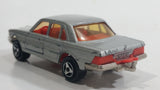 Vintage Majorette Mercedes-Benz 450 SE Silver Grey Die Cast Toy Car Vehicle with Opening Doors