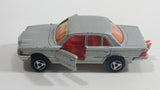 Vintage Majorette Mercedes-Benz 450 SE Silver Grey Die Cast Toy Car Vehicle with Opening Doors