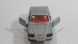 Vintage Majorette Mercedes-Benz 450 SE Silver Grey Die Cast Toy Car Vehicle with Opening Doors
