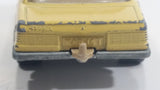 Vintage 1979 Lesney Matchbox Superfast No. 56 Mercedes 450 SEL Taxi Cab Sand Yellow Tan Die Cast Toy Car Vehicle with Opening Doors Made in England