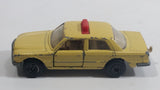Vintage 1979 Lesney Matchbox Superfast No. 56 Mercedes 450 SEL Taxi Cab Sand Yellow Tan Die Cast Toy Car Vehicle with Opening Doors Made in England