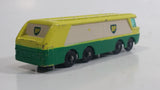 Vintage Lesney Major Pack No. 1 British Petroleum B.P. "AutoTanker" Fuel Hauler Green, Bright Yellow and White Die Cast Toy Car Vehicle Made in England