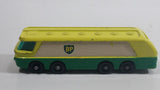 Vintage Lesney Major Pack No. 1 British Petroleum B.P. "AutoTanker" Fuel Hauler Green, Bright Yellow and White Die Cast Toy Car Vehicle Made in England