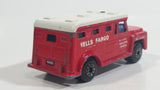 Vintage 1978 Lesney Matchbox Superfast No. 69 Armored Truck "Wells Fargo" Red and White Die Cast Toy Car Vehicle Made in England
