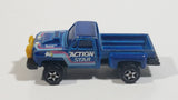 Unknown Brand Action Star Ford Pickup Truck Blue Die Cast Toy Car Vehicle Made in Hong Kong - Base Marked Corvette