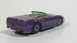 1990 Hot Wheels Color Racers II '83 Custom Corvette Convertible Purple Blue Die Cast Toy Car Vehicle
