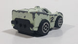 Rare HTF Vintage SM Summer Marz Karz s8022 Very Light Green Mini Pull Back Motor #2 Die Cast Toy Race Car Vehicle Hong Kong