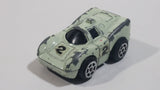 Rare HTF Vintage SM Summer Marz Karz s8022 Very Light Green Mini Pull Back Motor #2 Die Cast Toy Race Car Vehicle Hong Kong