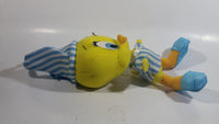 Warner Bros. Looney Tunes Tweety Bird In Pyjamas with Blue Slippers 10" Tall Cartoon Character Plush Stuffed Animal