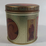 Coca-Cola Coke Soda Pop Small Round Vintage Reproduction Tin Container Beverage Collectible