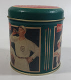 Rare 1994 Coca-Cola Coke Soda Pop Drink Beverage Detroit Tigers Baseball Team Green Small Round Tin Metal Canister Sports Collectible