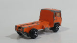 Vintage 1977 Universal Products No. M 1006 Semi Delivery Transport Container Truck Orange Die Cast Toy Car Vehicle Made in Hong Kong