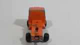 Vintage 1977 Universal Products No. M 1006 Semi Delivery Transport Container Truck Orange Die Cast Toy Car Vehicle Made in Hong Kong