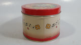 Walt Disney Mickey Mouse and Minnie Mouse Serenade Hard Candies Red Oval Shaped Tin Metal Container