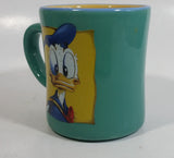 Disney Donald Duck Cartoon Character Teal Green Ceramic Coffee Mug Cup
